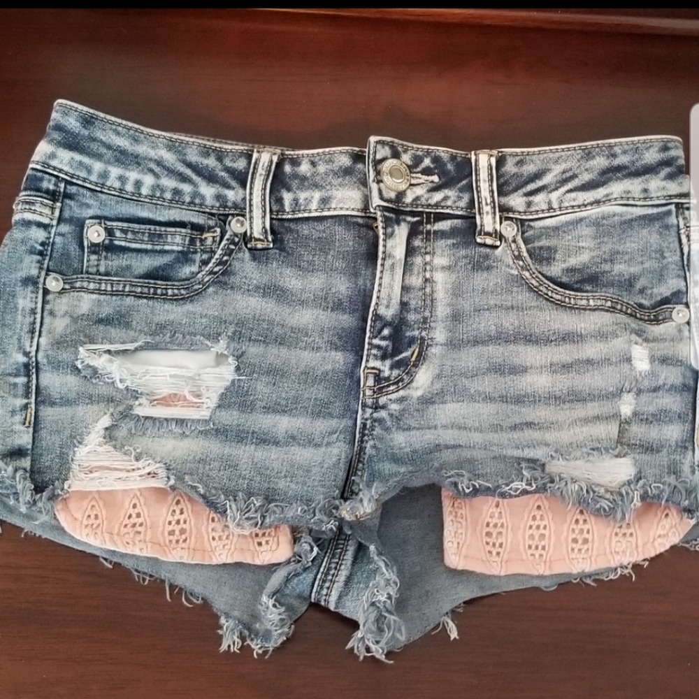 (2) Pairs of Jean Shorts